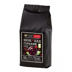 Шоколад Горький 68% без сахара в каллетах (каплях) - 400 г